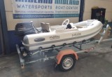 Surmarine ST290 met Yamaha F20EFI en trailer